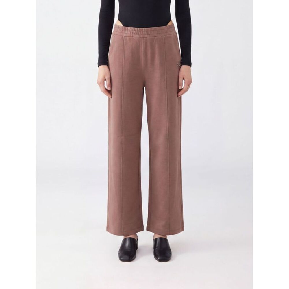 Liu Jo Women Jersey Monogram Jogging Trousers Liu Jo With Rhinestone Logo